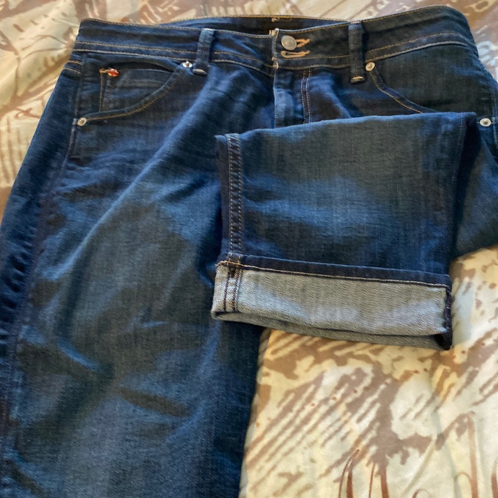 Hudson Malibu cuffed jeans capris